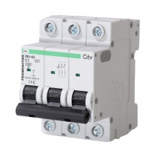 Автоматичний вимикач Promfactor FB1-63 CITY, 3P, C-1A, 6kA