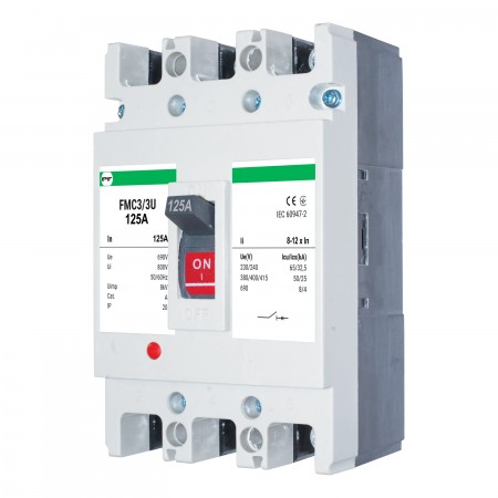Автоматичний вимикач Promfactor FMC3/3U, 3P, 125A, 50kA (8-12In) (FMC33U0125)